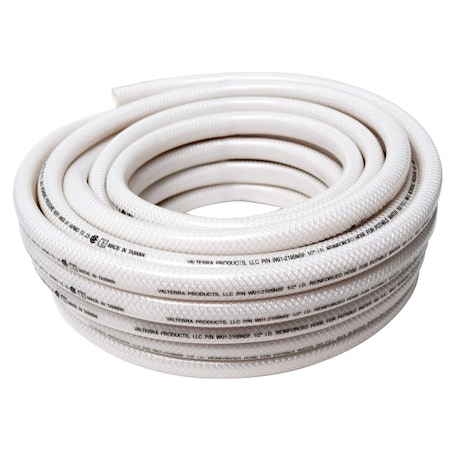 Valterra REINFORCED PVC TUBING, 1/2IN ID X 5/8IN OD X 50FT, BOXED W01-1800